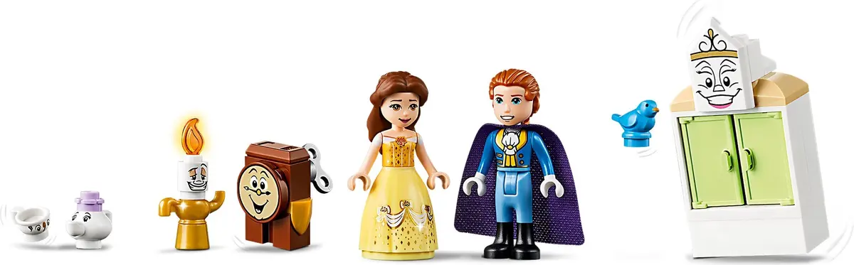 LEGO Disney 43180 Belle's Castle Winter Celebration set, image 3