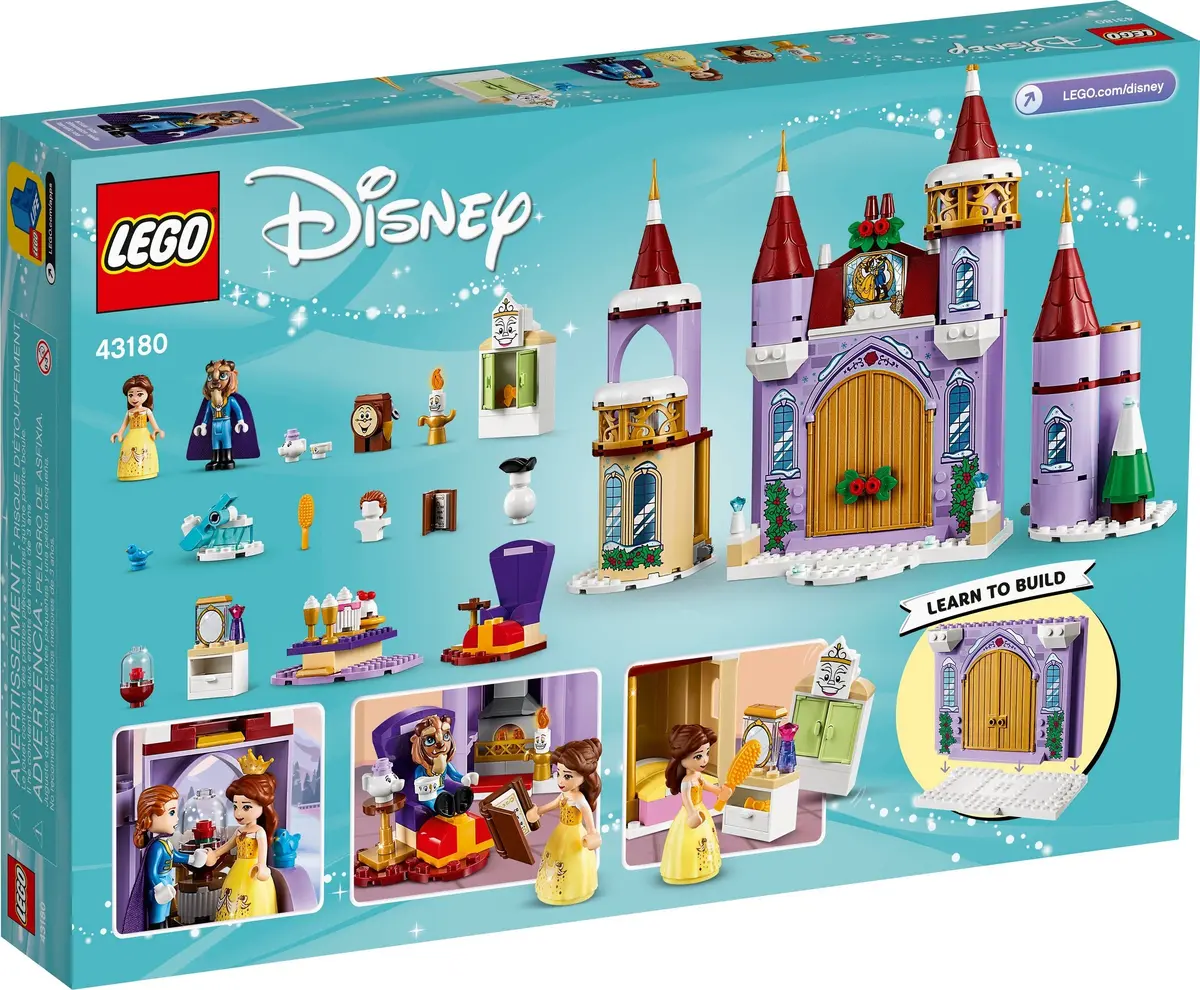 LEGO Disney 43180 Belle's Castle Winter Celebration set, image 6