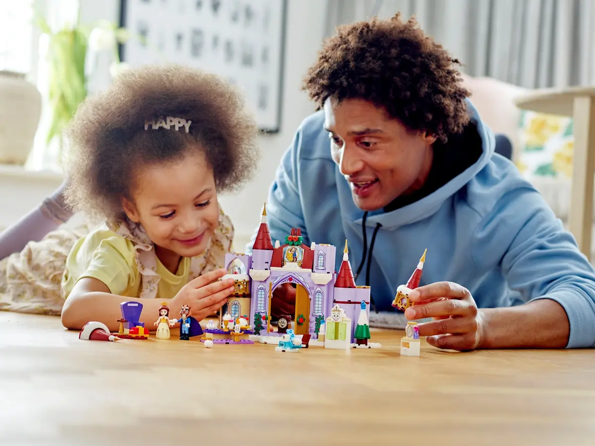 LEGO Disney 43180 Belle's Castle Winter Celebration set, image 8