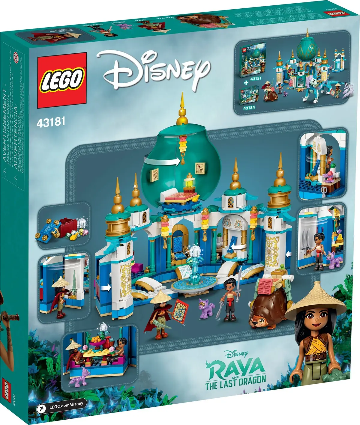 LEGO Disney 43181 Raya and the Heart Palace set, image 4