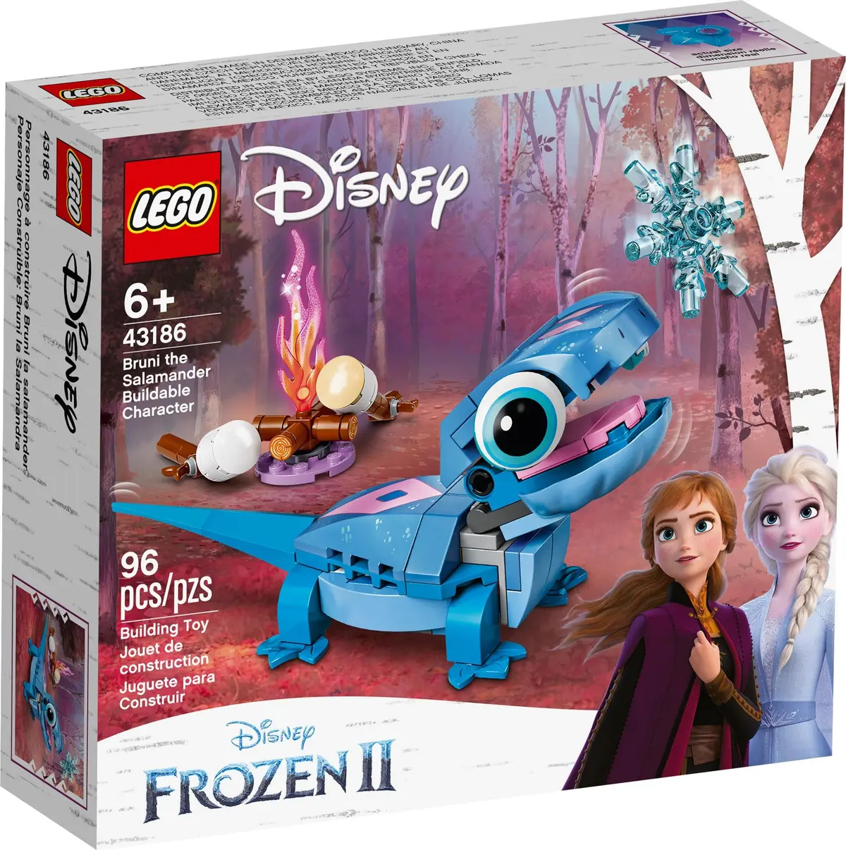 LEGO Disney 43186 Bruni the Salamander Buildable Character set, image 2