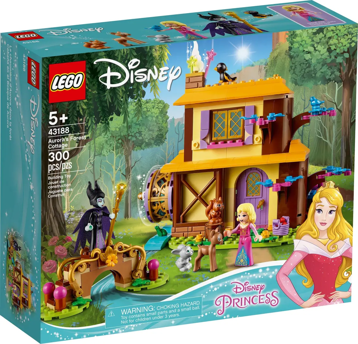 LEGO Disney 43188 Aurora's Forest Cottage set, image 2