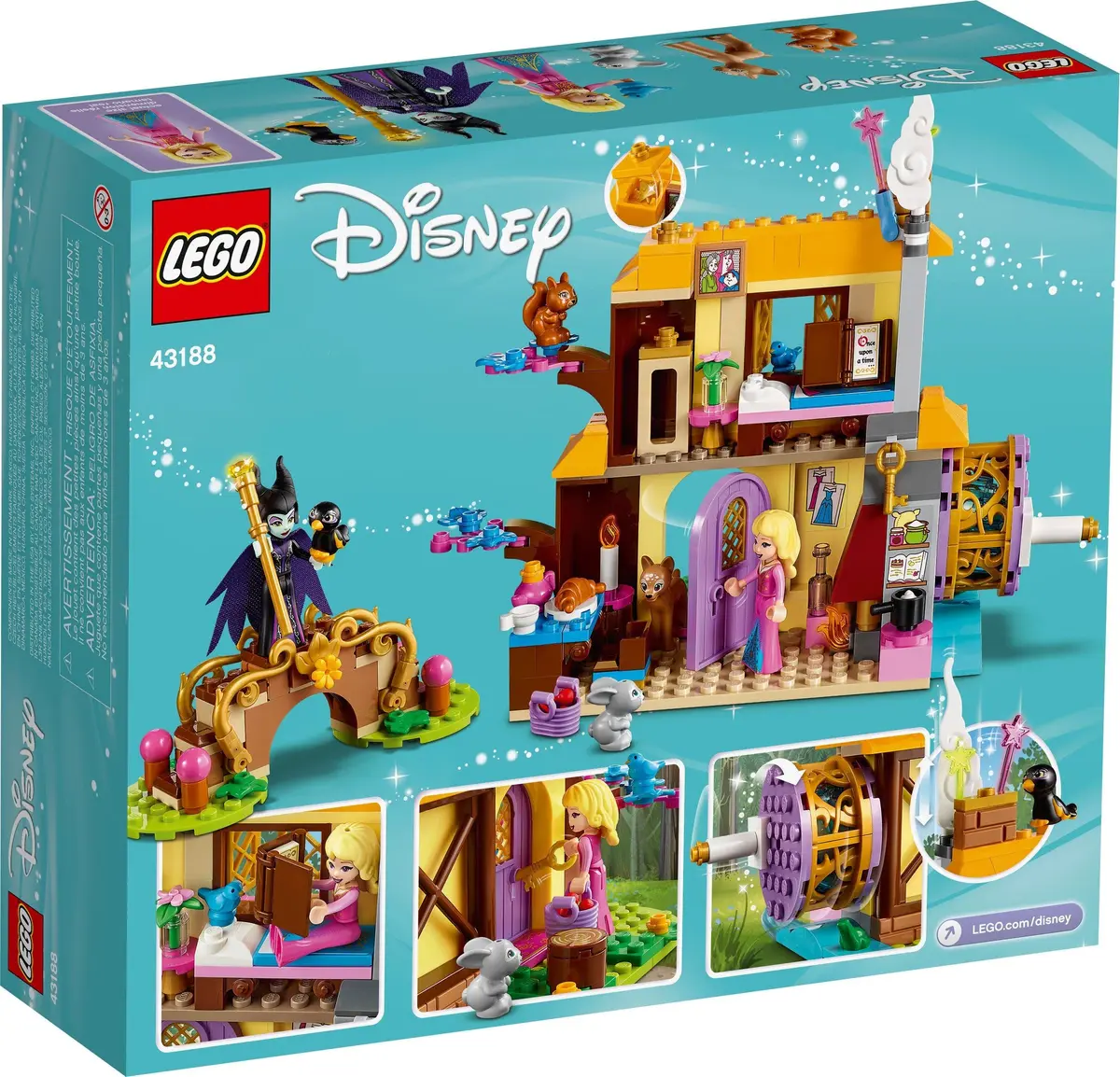 LEGO Disney 43188 Aurora's Forest Cottage set, image 12