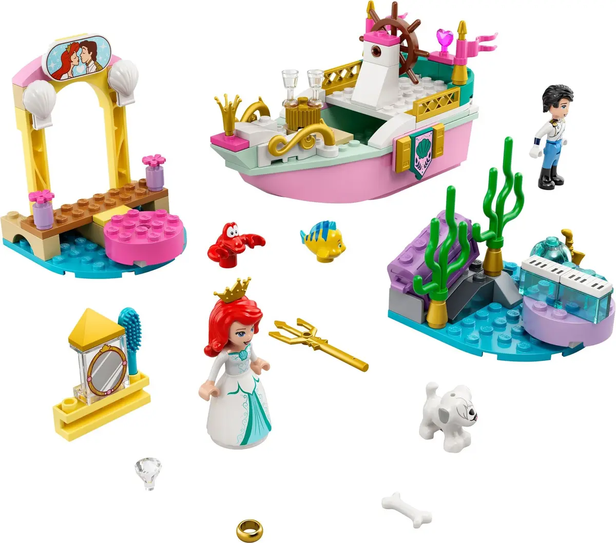 LEGO Disney 43191 Ariel's Celebration Boat set