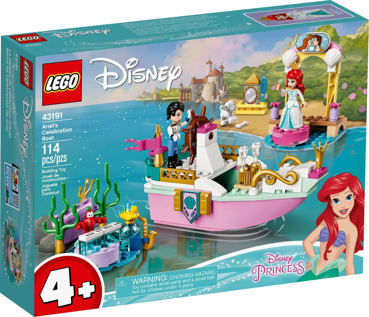 LEGO Disney 43191 Ariel's Celebration Boat set, image 2