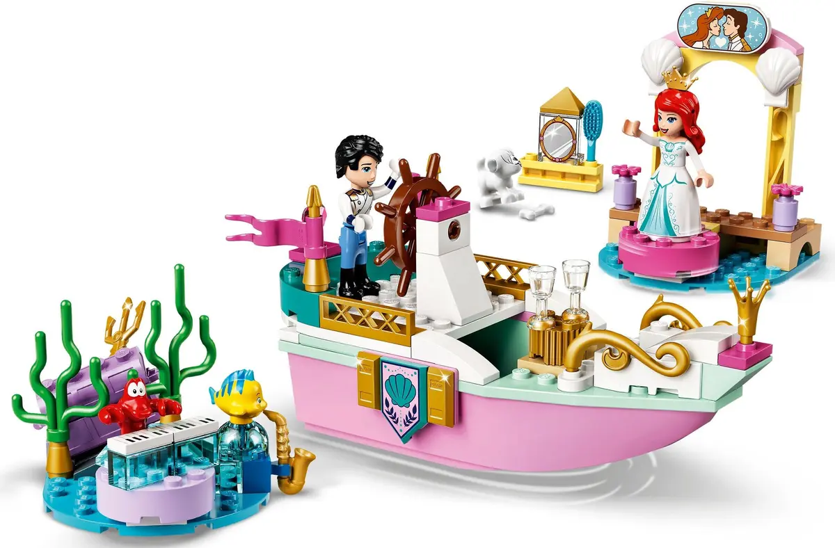 LEGO Disney 43191 Ariel's Celebration Boat set, image 4