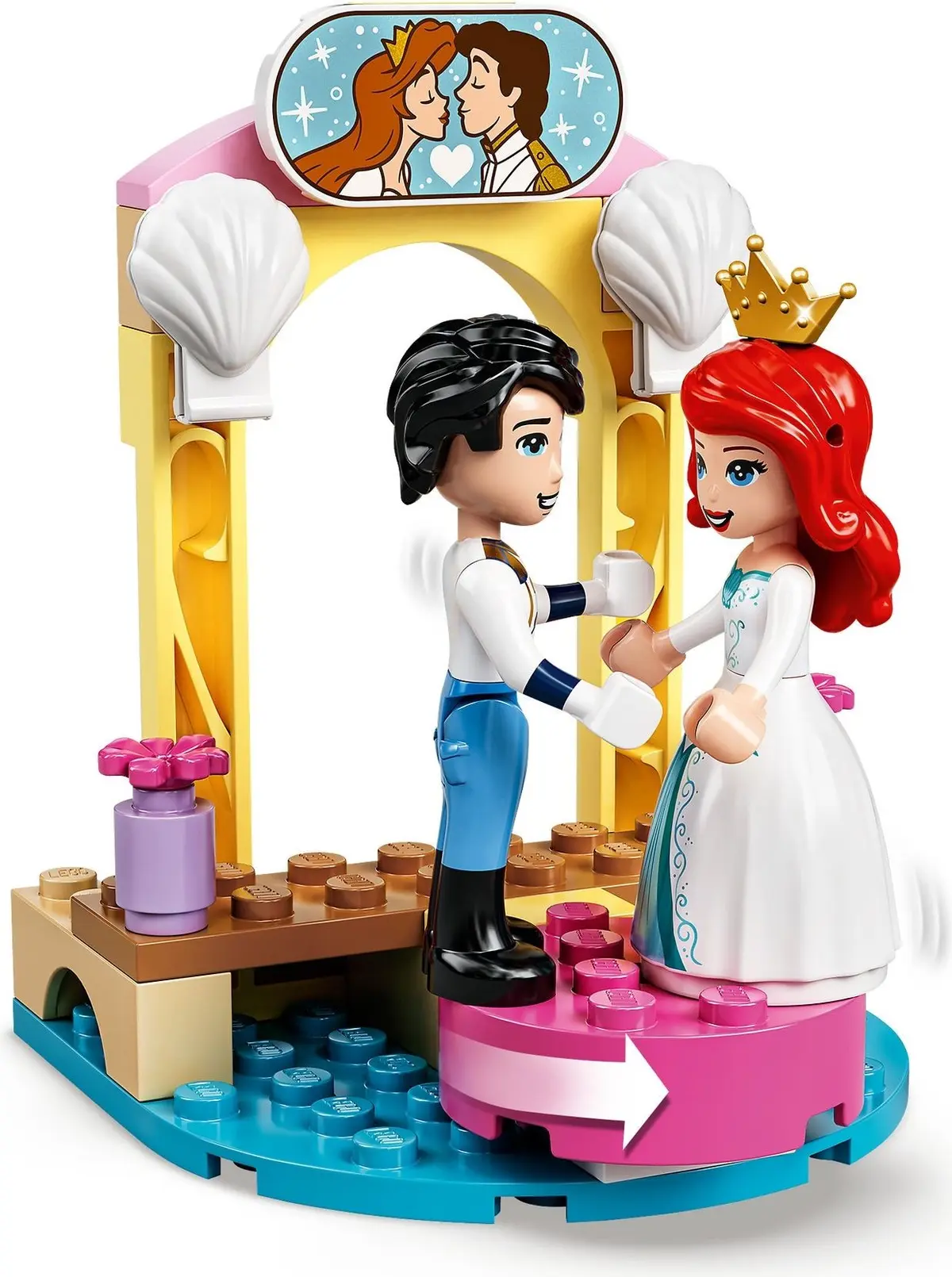 LEGO Disney 43191 Ariel's Celebration Boat set, image 8