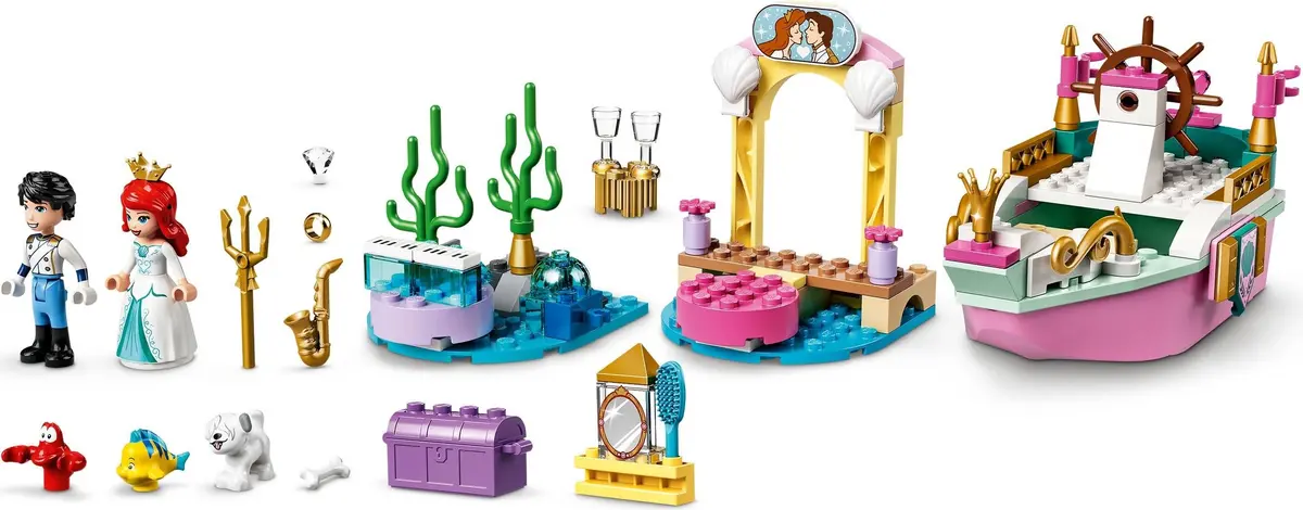 LEGO Disney 43191 Ariel's Celebration Boat set, image 5
