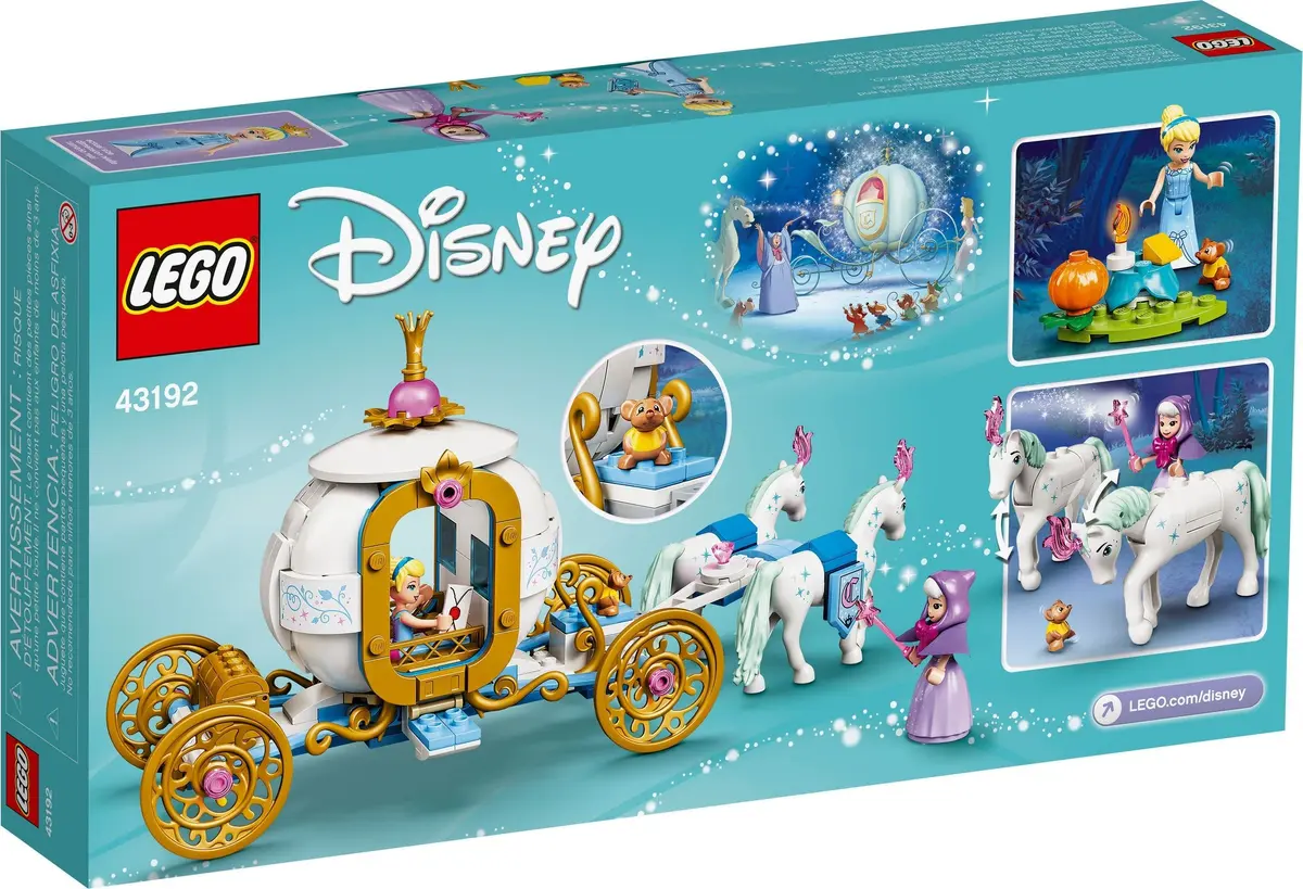 LEGO Disney 43192 Cinderella's Royal Carriage set, image 10
