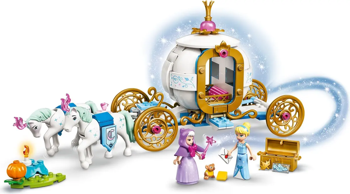 LEGO Disney 43192 Cinderella's Royal Carriage set, image 4