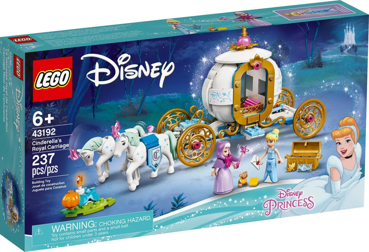 LEGO Disney 43192 Cinderella's Royal Carriage set, image 2