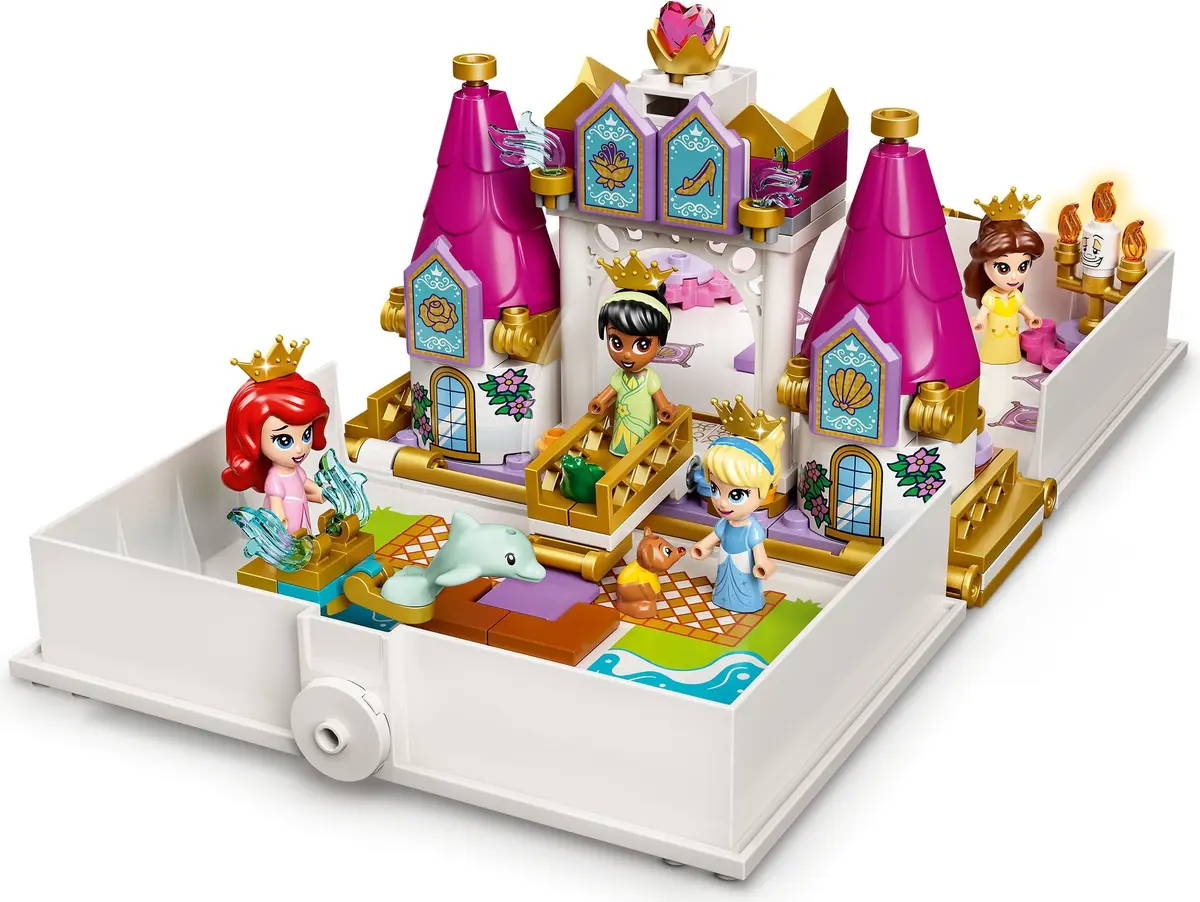 LEGO Disney 43193 Ariel, Belle, Cinderella and Tiana's Storybook Adventures set, image 9