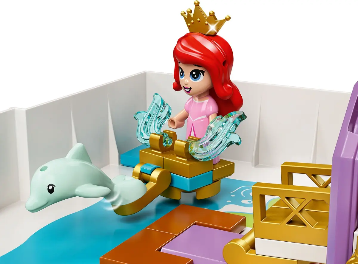 LEGO Disney 43193 Ariel, Belle, Cinderella and Tiana's Storybook Adventures set, image 14