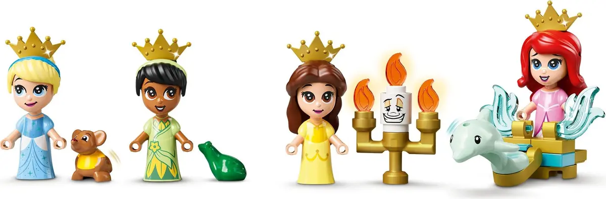 LEGO Disney 43193 Ariel, Belle, Cinderella and Tiana's Storybook Adventures set, image 10
