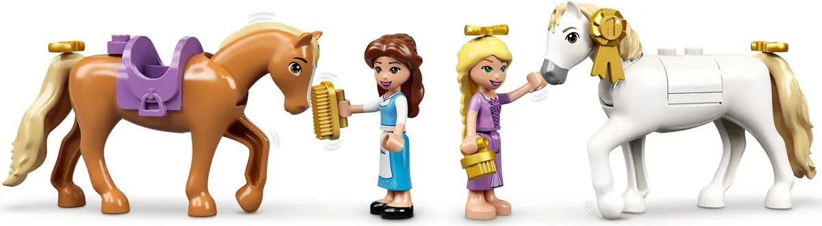 LEGO Disney 43195 Belle and Rapunzel's Royal Stables set, image 6