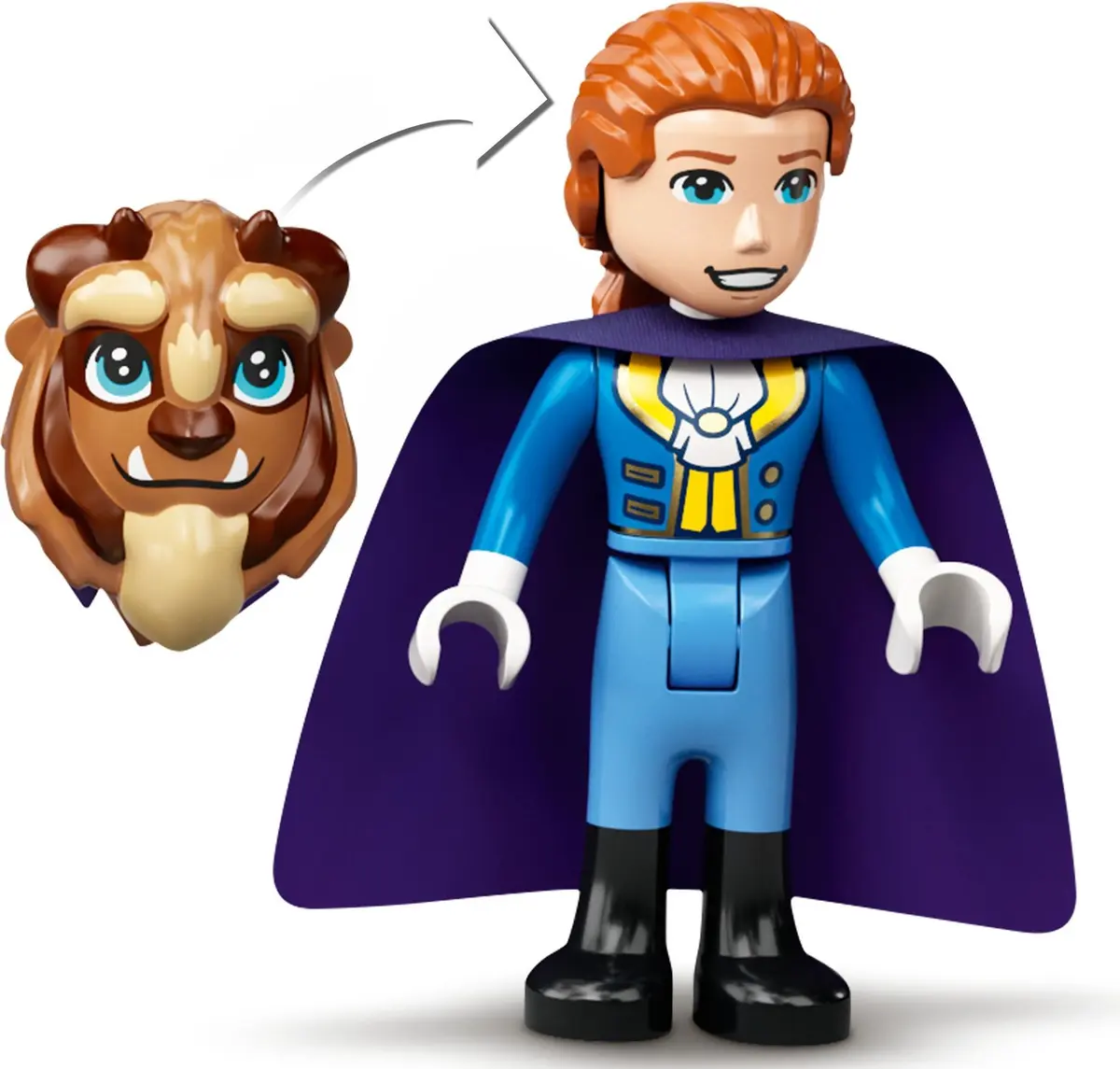 LEGO Disney 43196 Belle and the Beast's Castle set, image 12