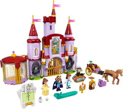 LEGO Disney 43196 Belle and the Beast's Castle set