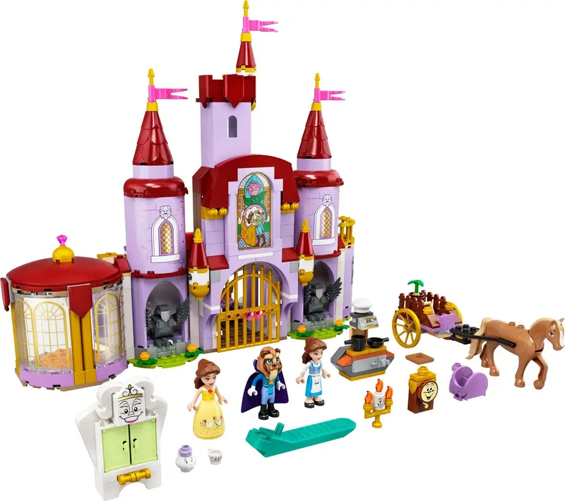 LEGO Disney 43196 Belle and the Beast's Castle set