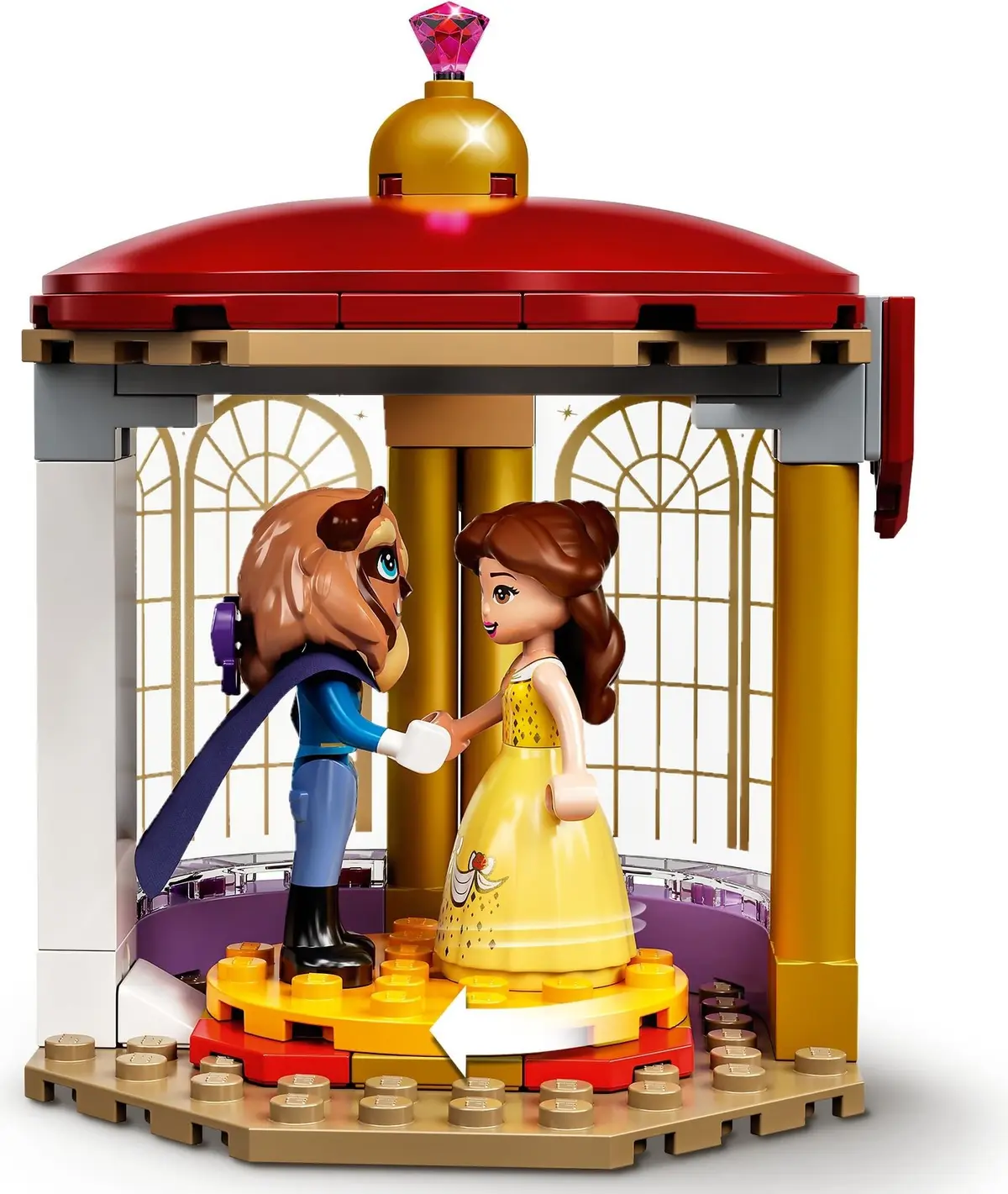 LEGO Disney 43196 Belle and the Beast's Castle set, image 8