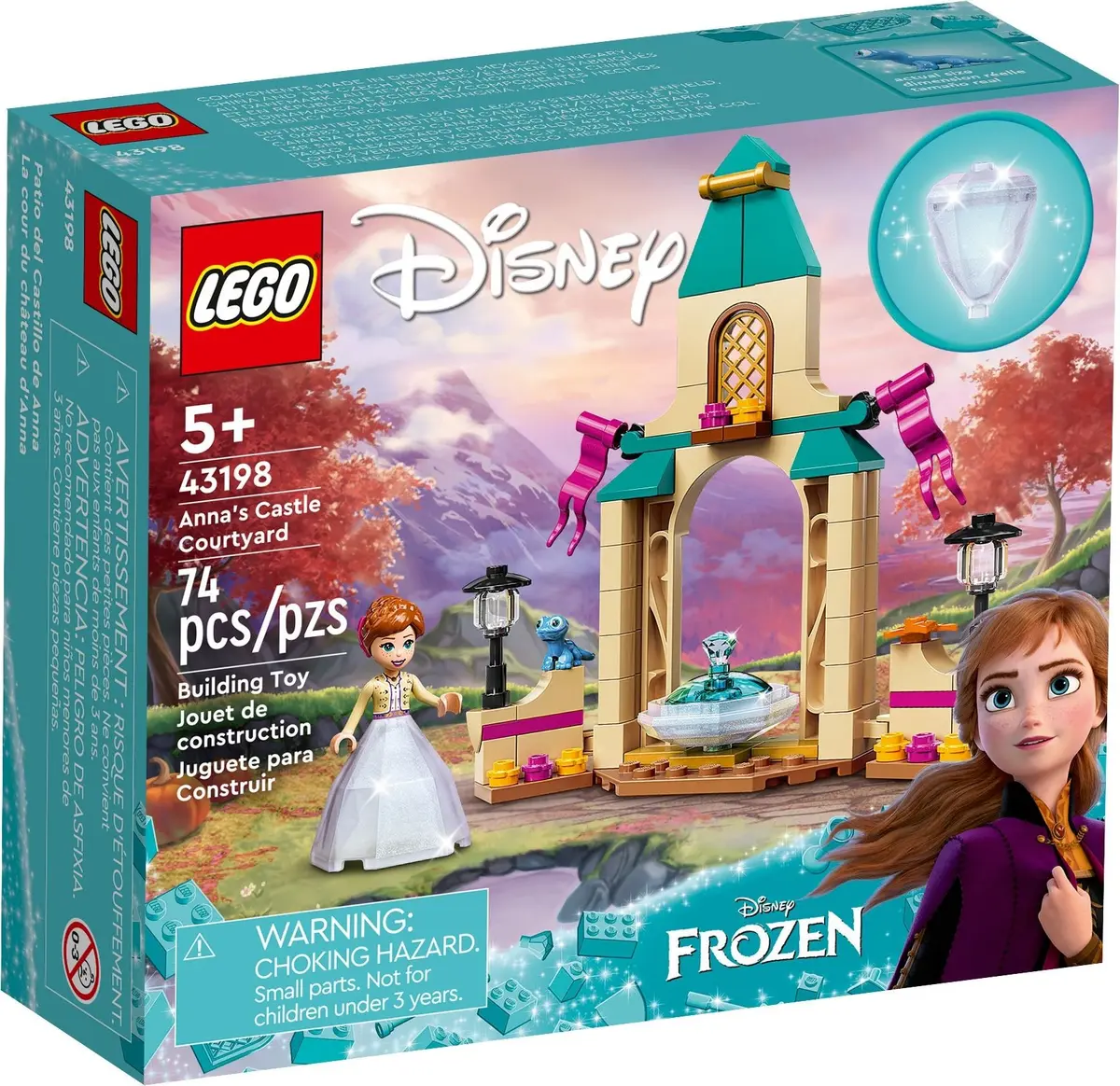 LEGO Disney 43198 Anna's Castle Courtyard set, image 2