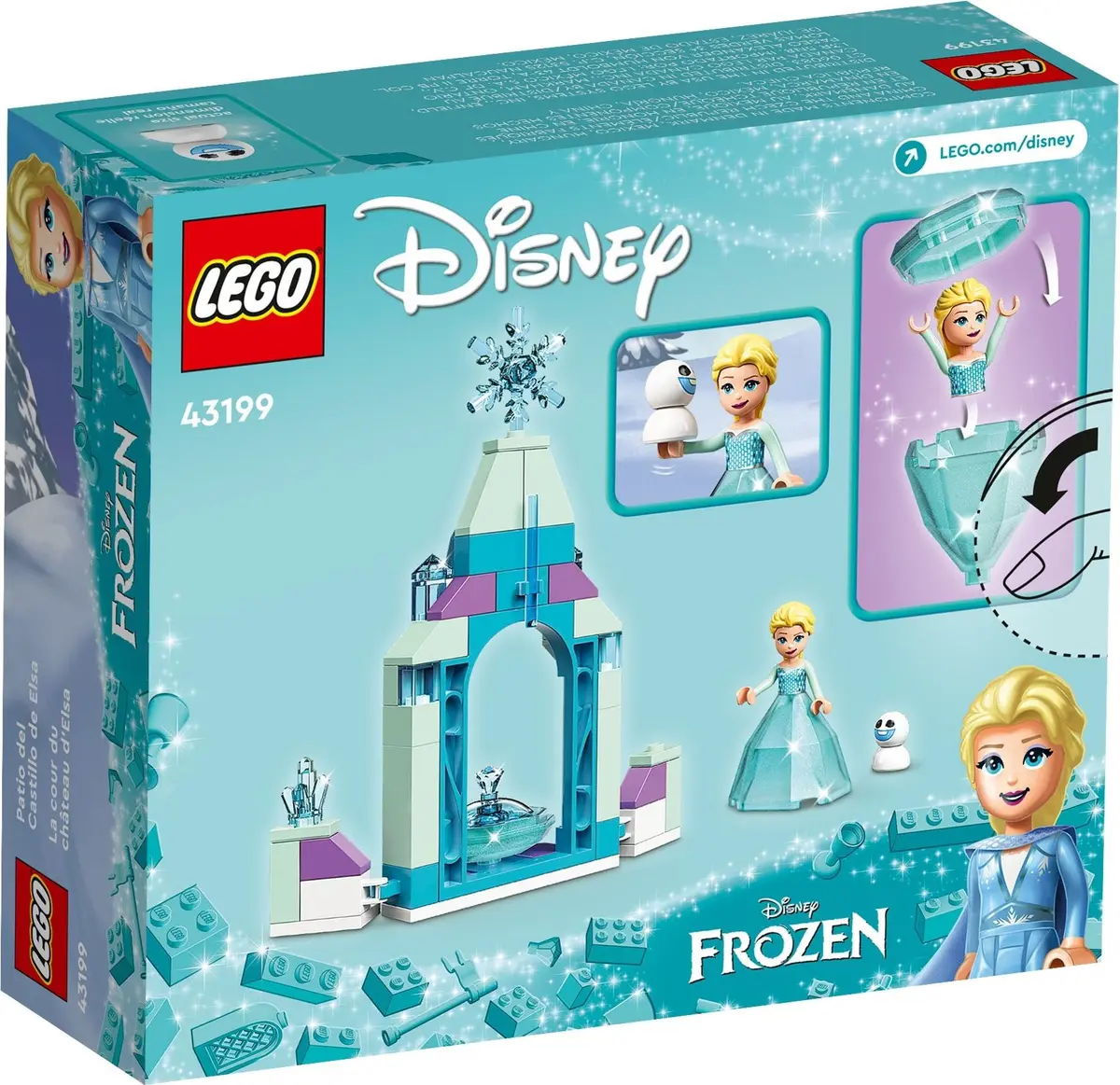 LEGO Disney 43199 Elsa's Castle Courtyard set, image 5