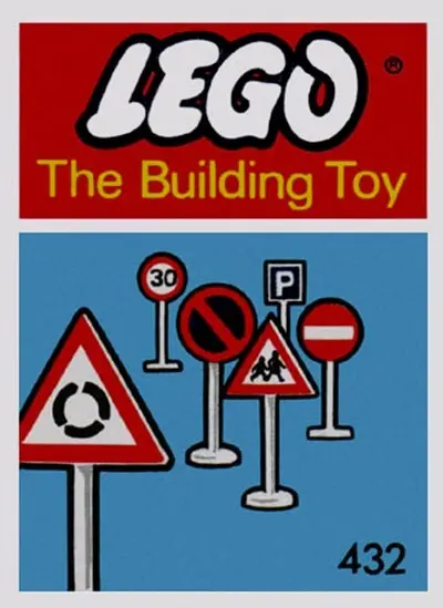 LEGO System 432 Road Signs (The Building Toy) set