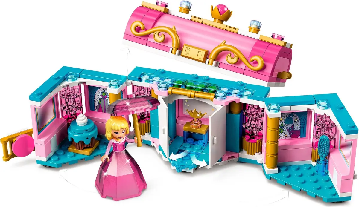 LEGO Disney 43203 Aurora, Merida and Tiana's Enchanted Creations set, image 4