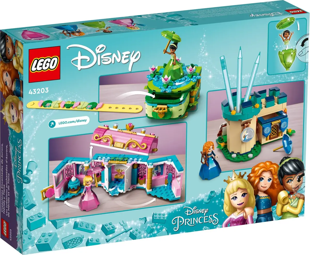 LEGO Disney 43203 Aurora, Merida and Tiana's Enchanted Creations set, image 7