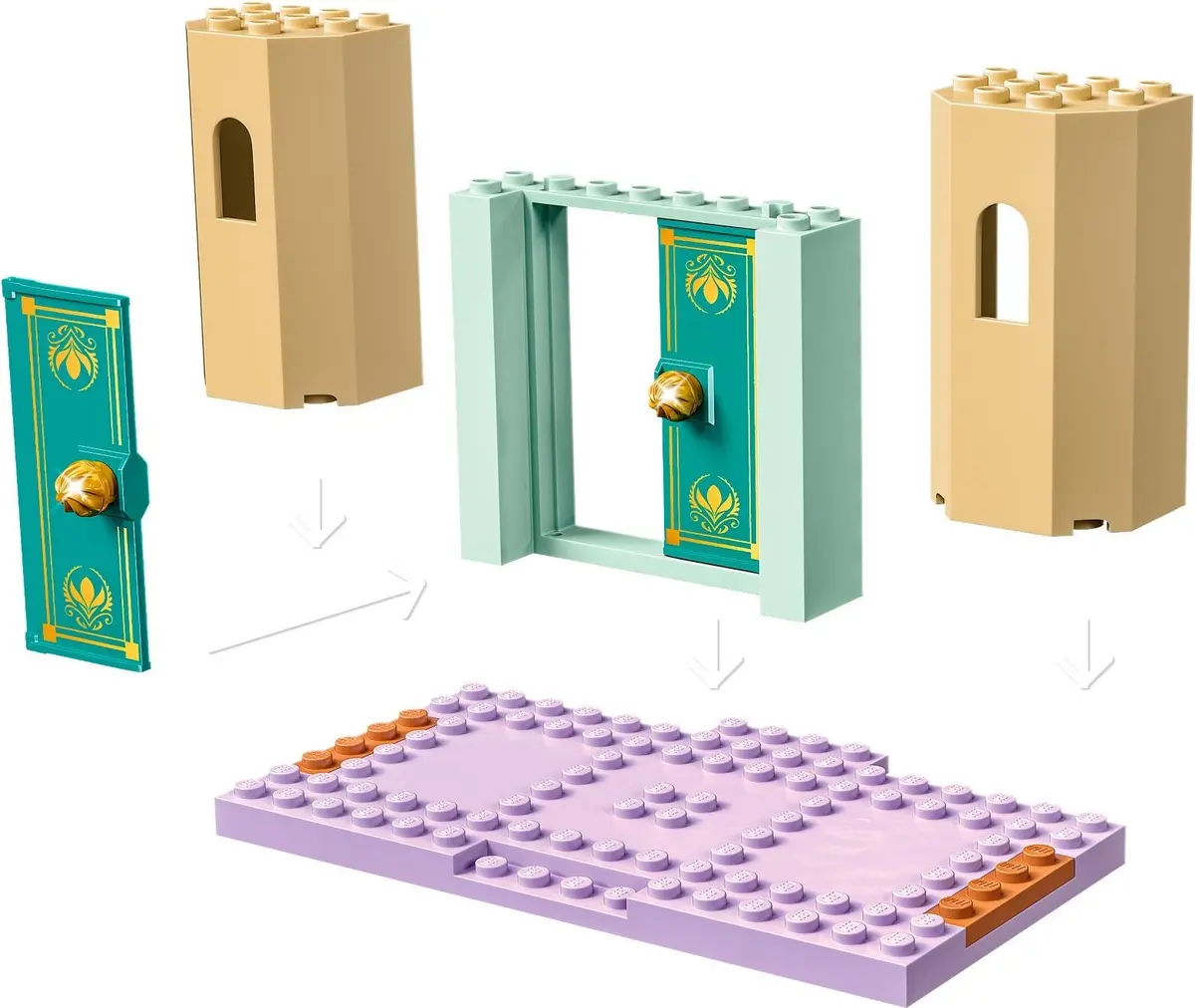 LEGO Disney 43204 Anna and Olaf's Castle Fun set, image 5
