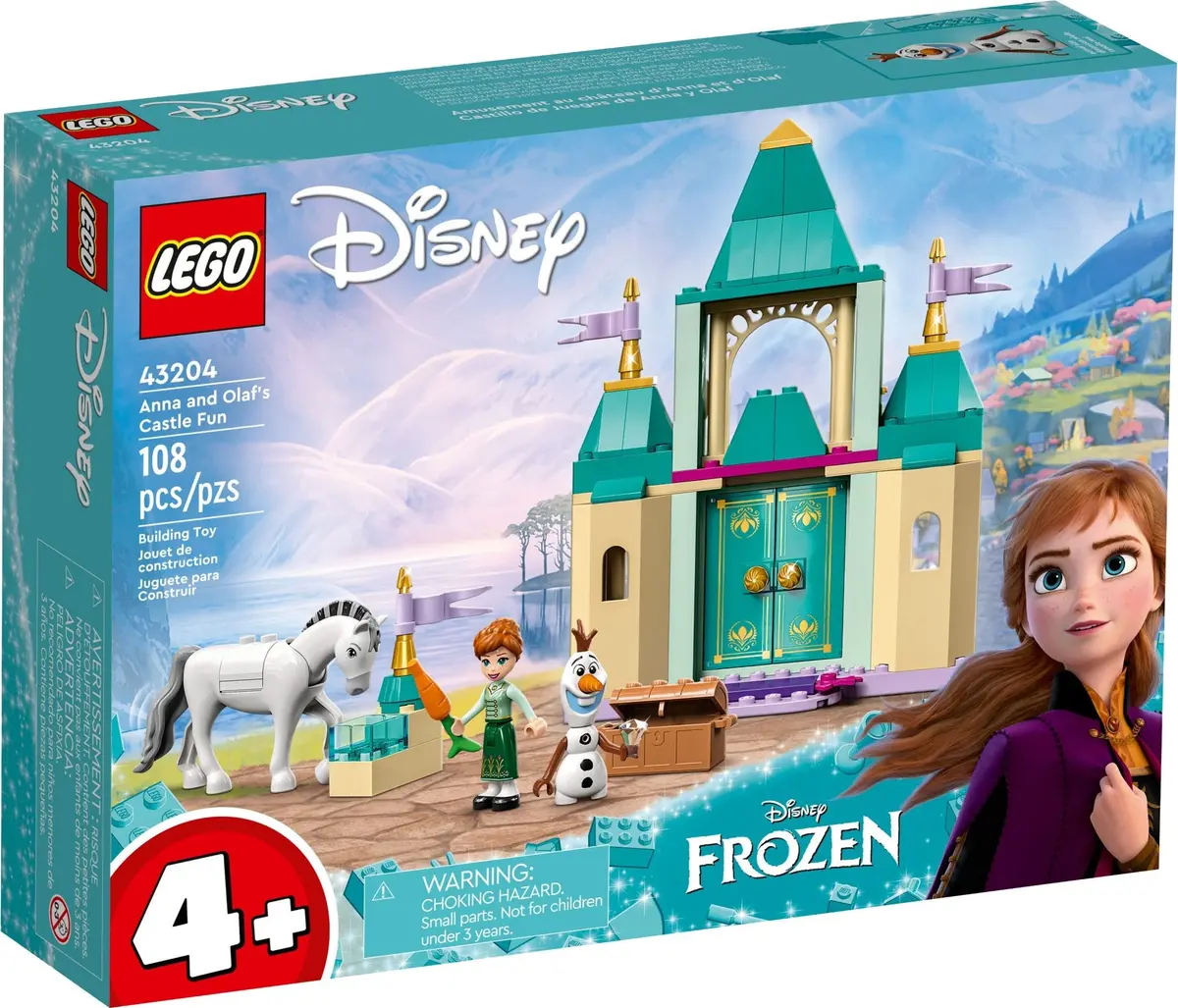 LEGO Disney 43204 Anna and Olaf's Castle Fun set, image 2