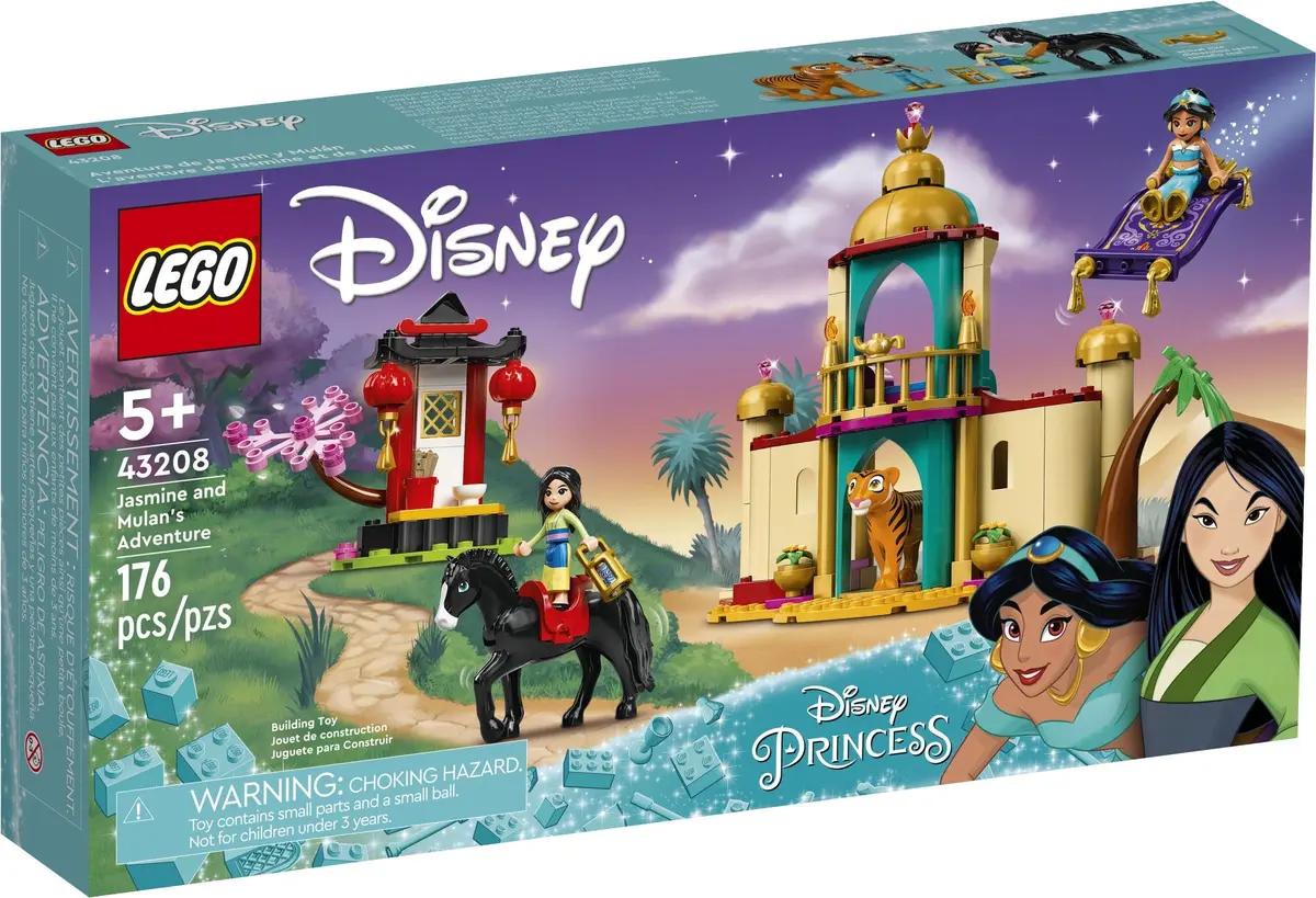 LEGO Disney 43208 Jasmine and Mulan's Adventure set, image 2