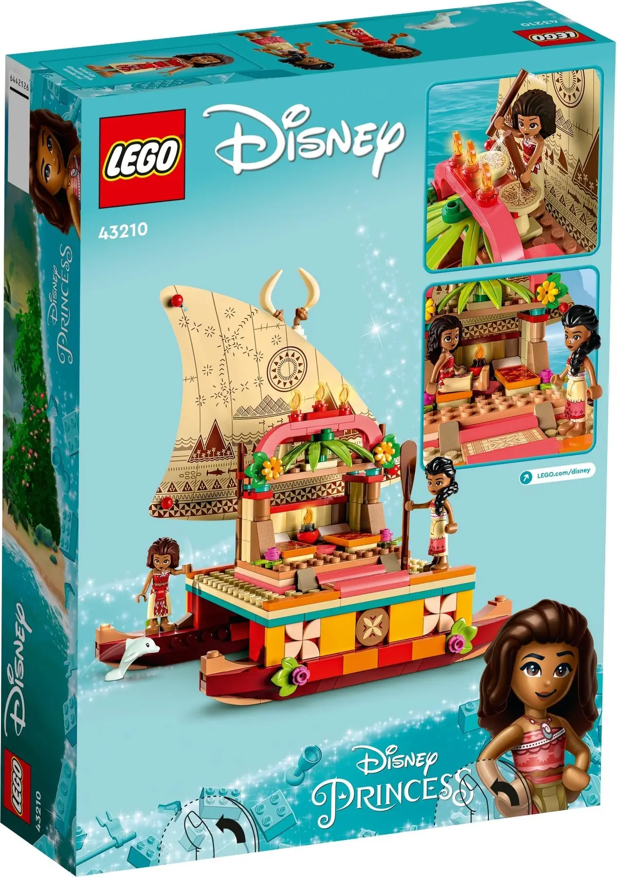 LEGO Disney 43210 Moana's Wayfinding Boat set, image 6