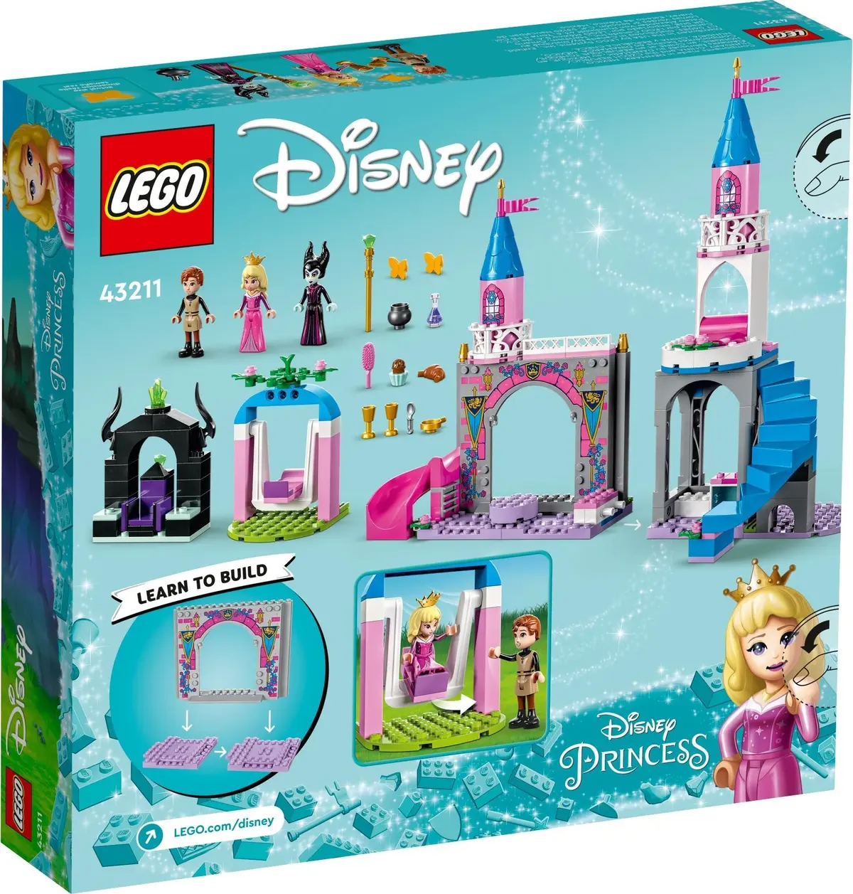 LEGO Disney 43211 Aurora's Castle set, image 7