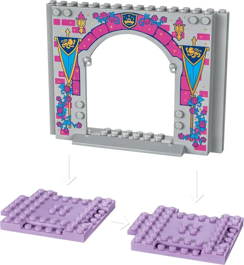 LEGO Disney 43211 Aurora's Castle set, image 6