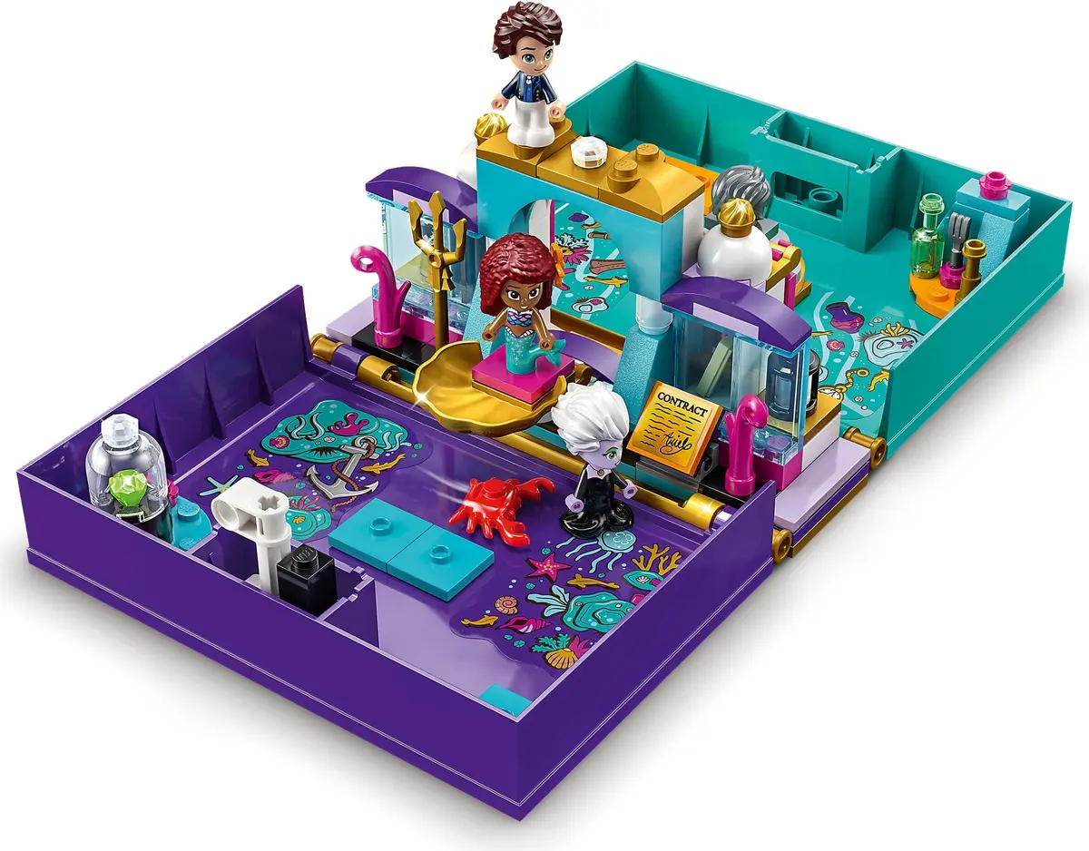 LEGO Disney 43213 The Little Mermaid Story Book set, image 3