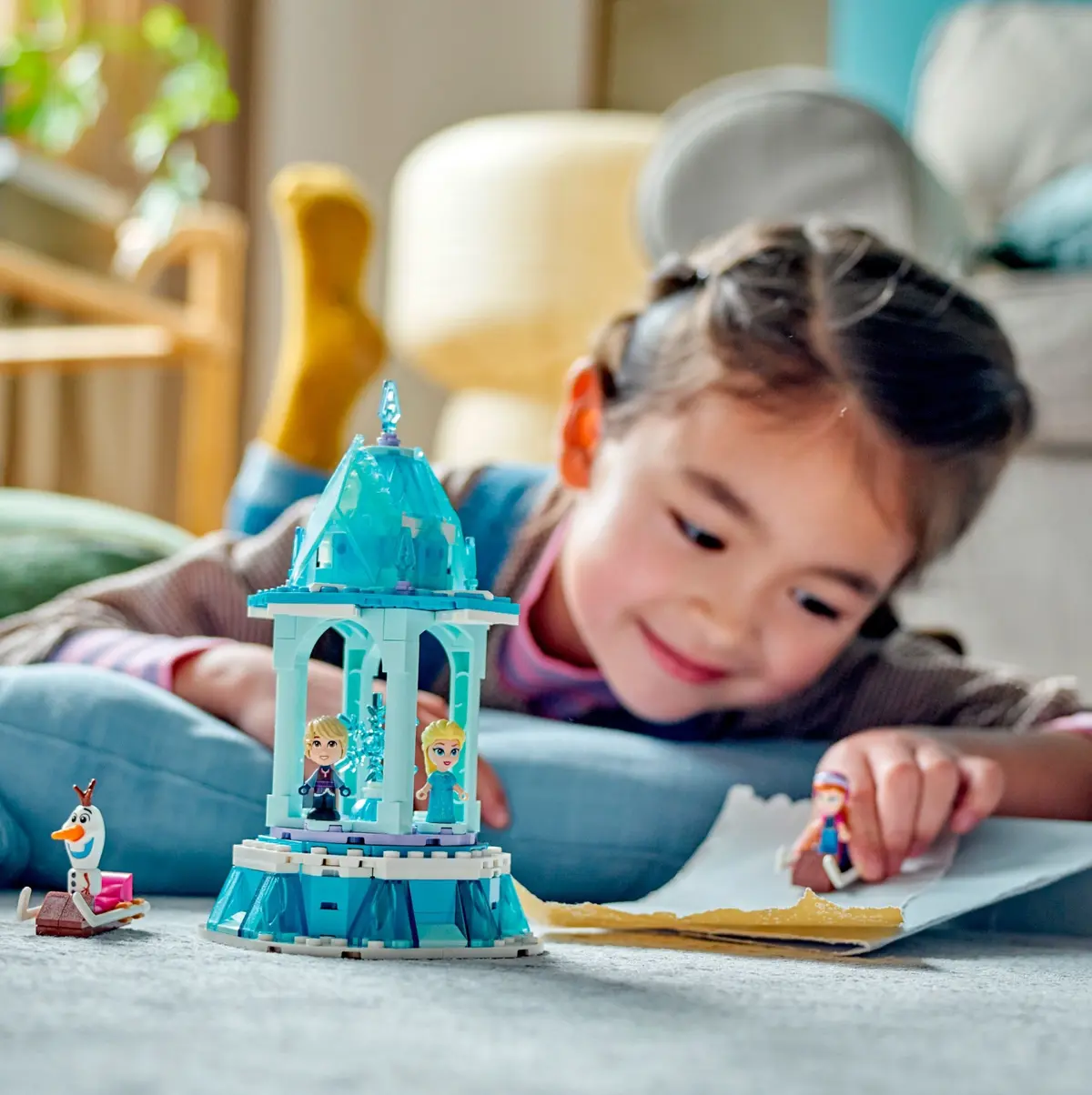 LEGO Disney 43218 Anna and Elsa's Magical Carousel set, image 7
