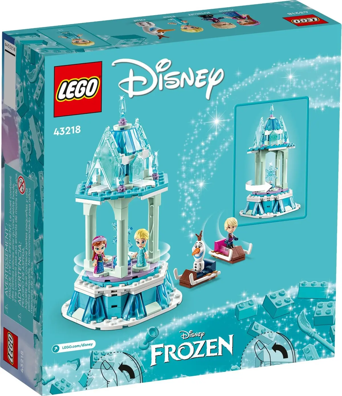 LEGO Disney 43218 Anna and Elsa's Magical Carousel set, image 6