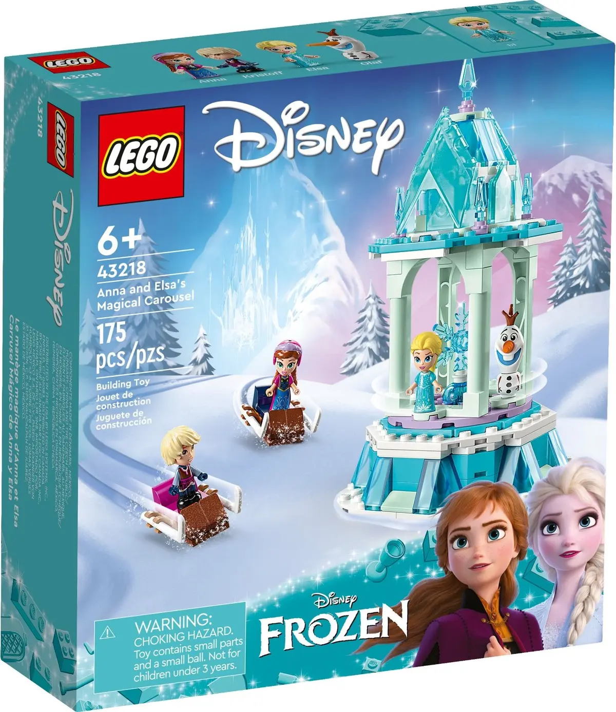 LEGO Disney 43218 Anna and Elsa's Magical Carousel set, image 2