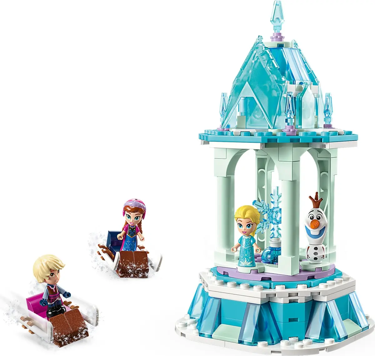 LEGO Disney 43218 Anna and Elsa's Magical Carousel set, image 3