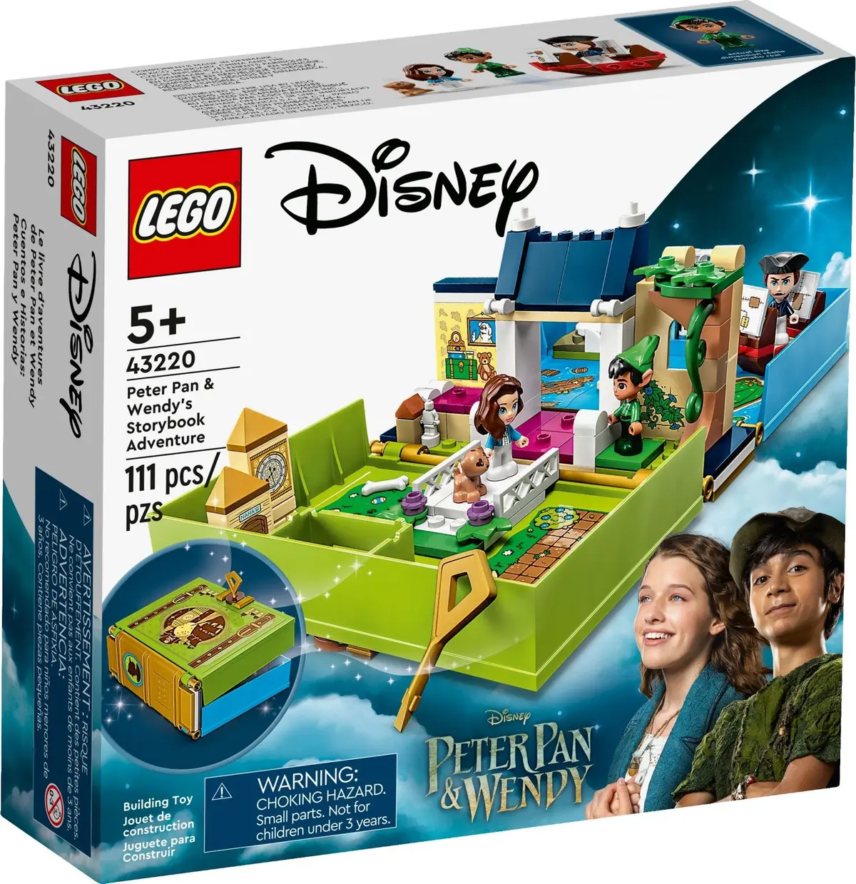 LEGO Disney 43220 Peter Pan & Wendy's Storybook Adventure set, image 2