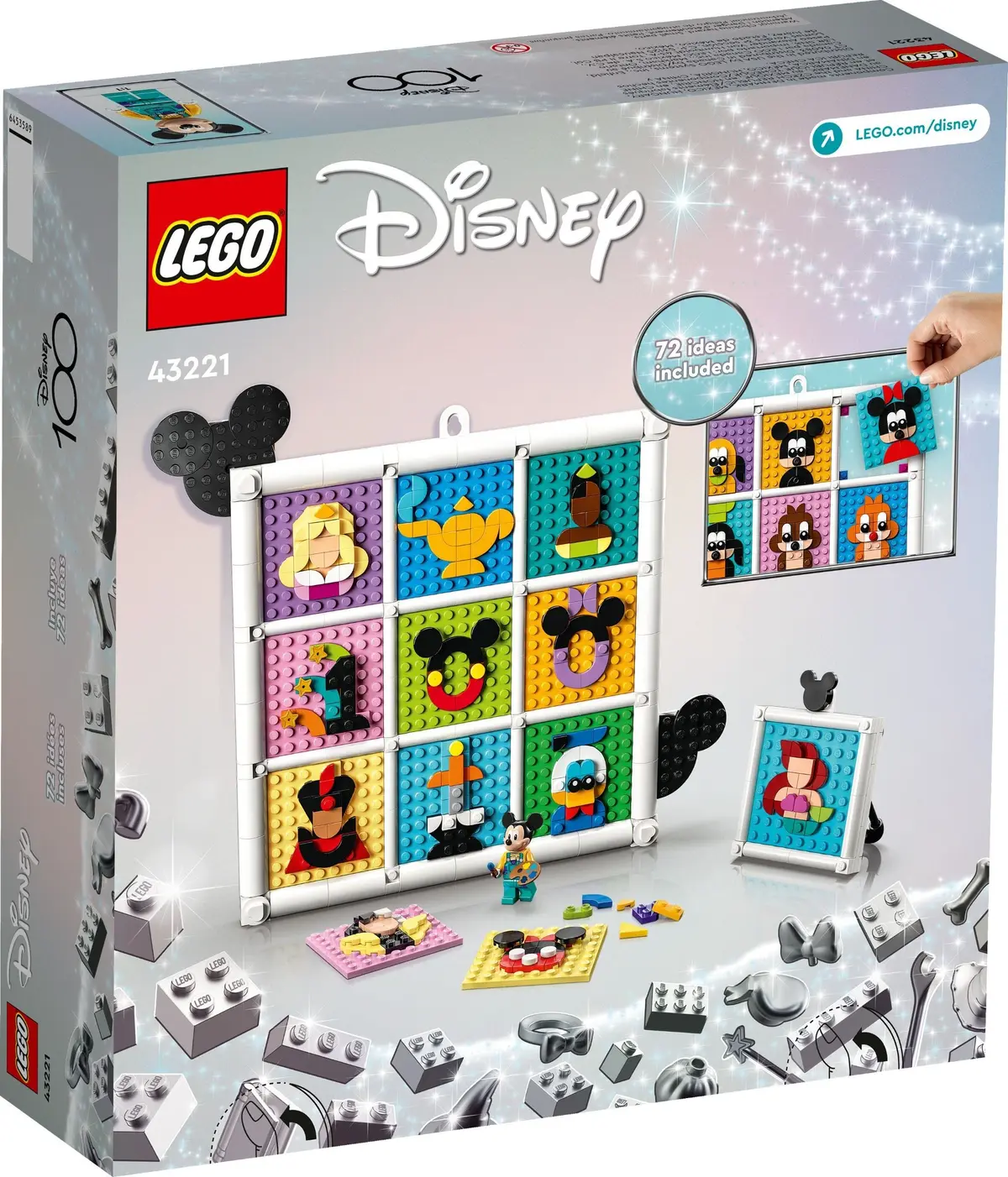 LEGO Disney 43221 100 Years of Disney Animation Icons set, image 6