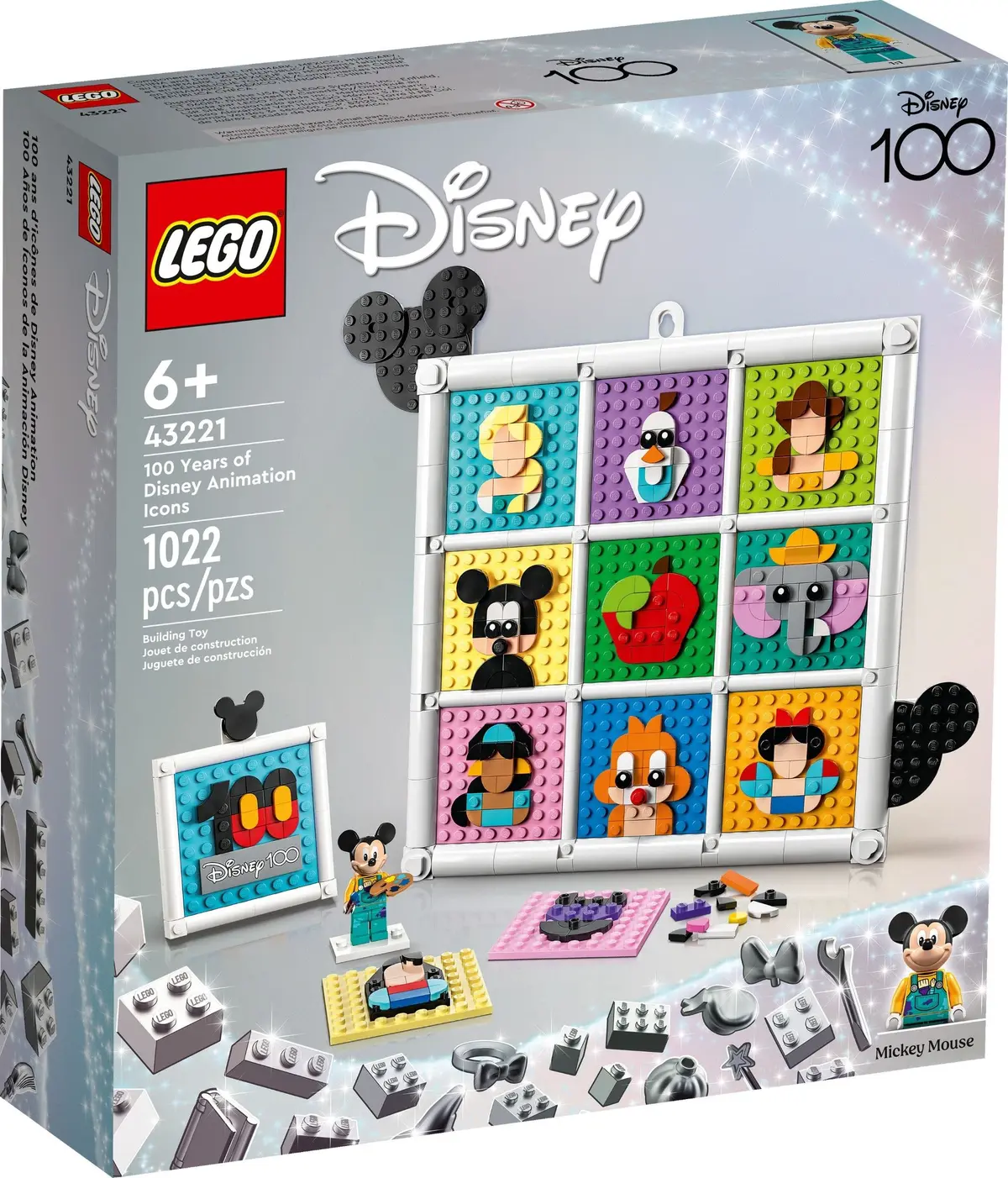 LEGO Disney 43221 100 Years of Disney Animation Icons set, image 2