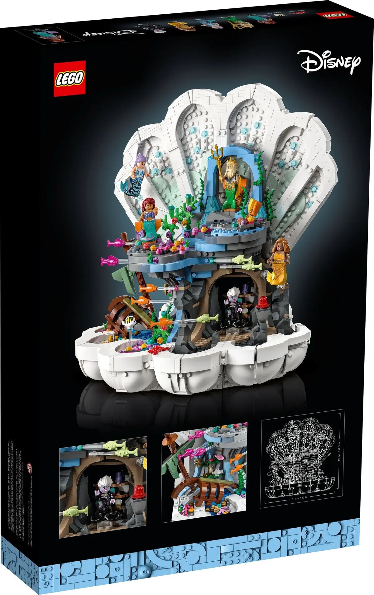 LEGO Disney 43225 The Little Mermaid Royal Clamshell set, image 5