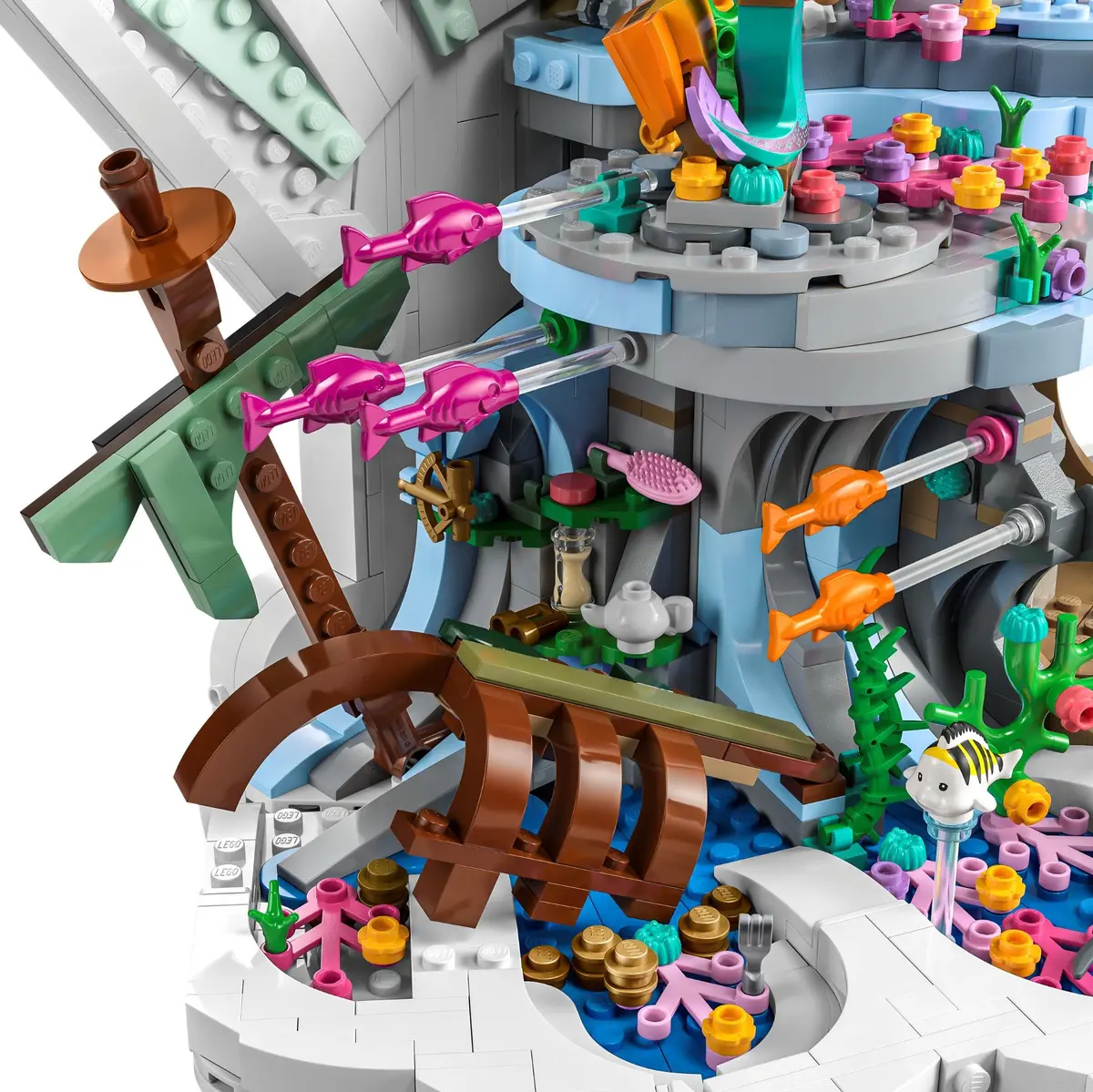 LEGO Disney 43225 The Little Mermaid Royal Clamshell set, image 4