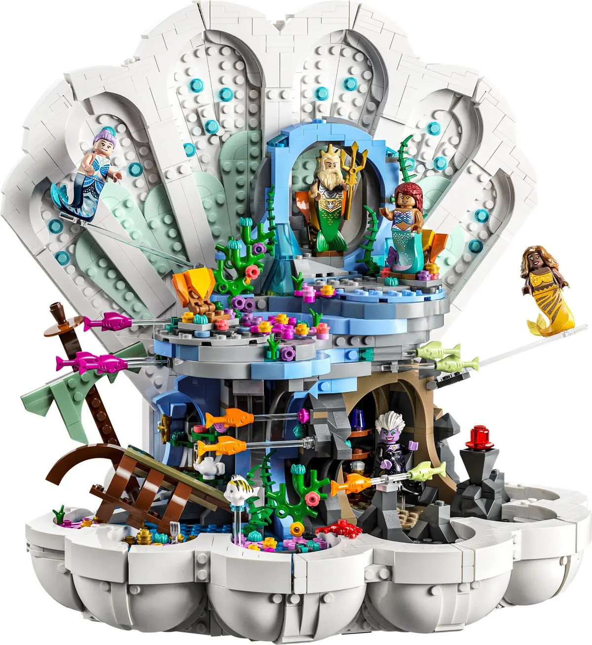 LEGO Disney 43225 The Little Mermaid Royal Clamshell set