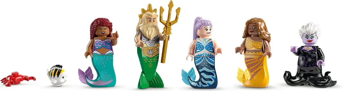 LEGO Disney 43225 The Little Mermaid Royal Clamshell set, image 8