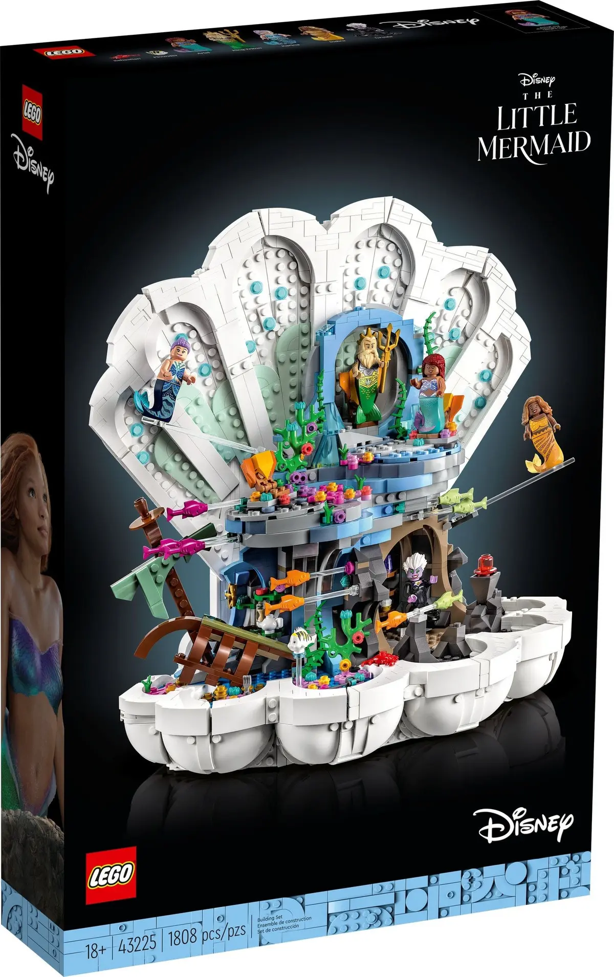 LEGO Disney 43225 The Little Mermaid Royal Clamshell set, image 2