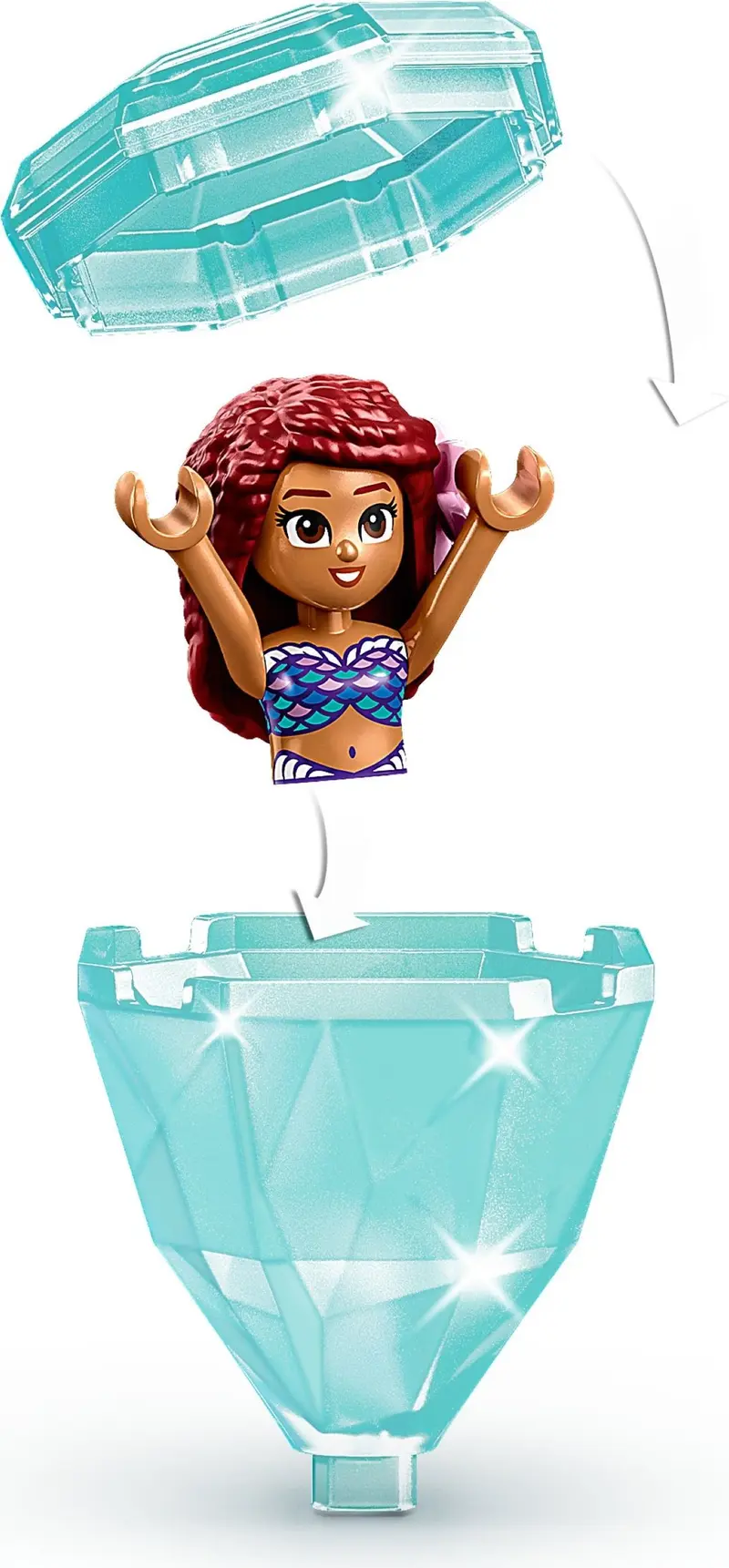 LEGO Disney 43229 Ariel's Treasure Chest set, image 5