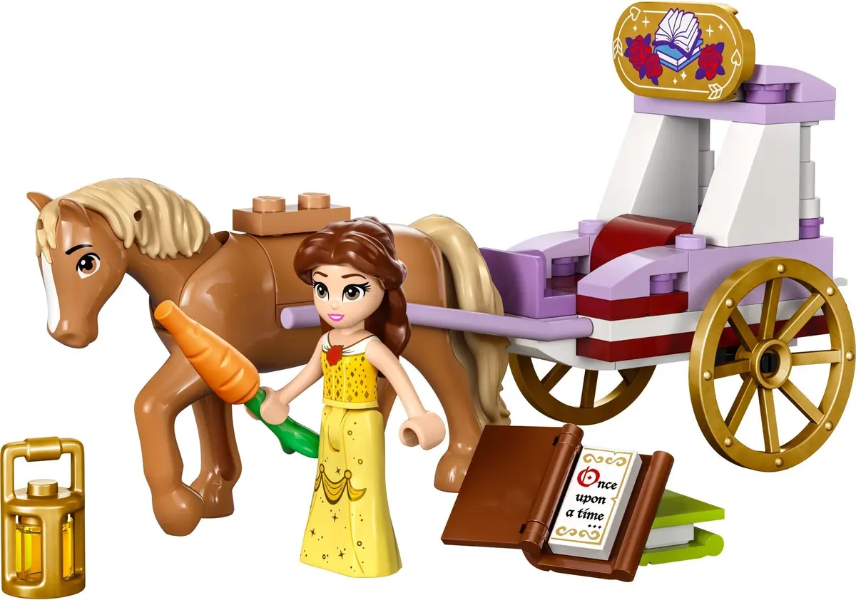 LEGO Disney 43233 Belle's Storytime Horse Carriage set
