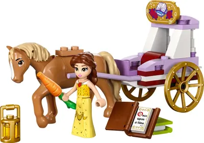 LEGO Disney 43233 Belle's Storytime Horse Carriage set